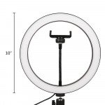 Wholesale 10 inch Selfie Ring Light with 76 inch Tripod Stand & Cell Phone Holder for Live Stream, Makeup, YouTube Video, Photography TikTok, & More Compatible with Universal Phone (Black)